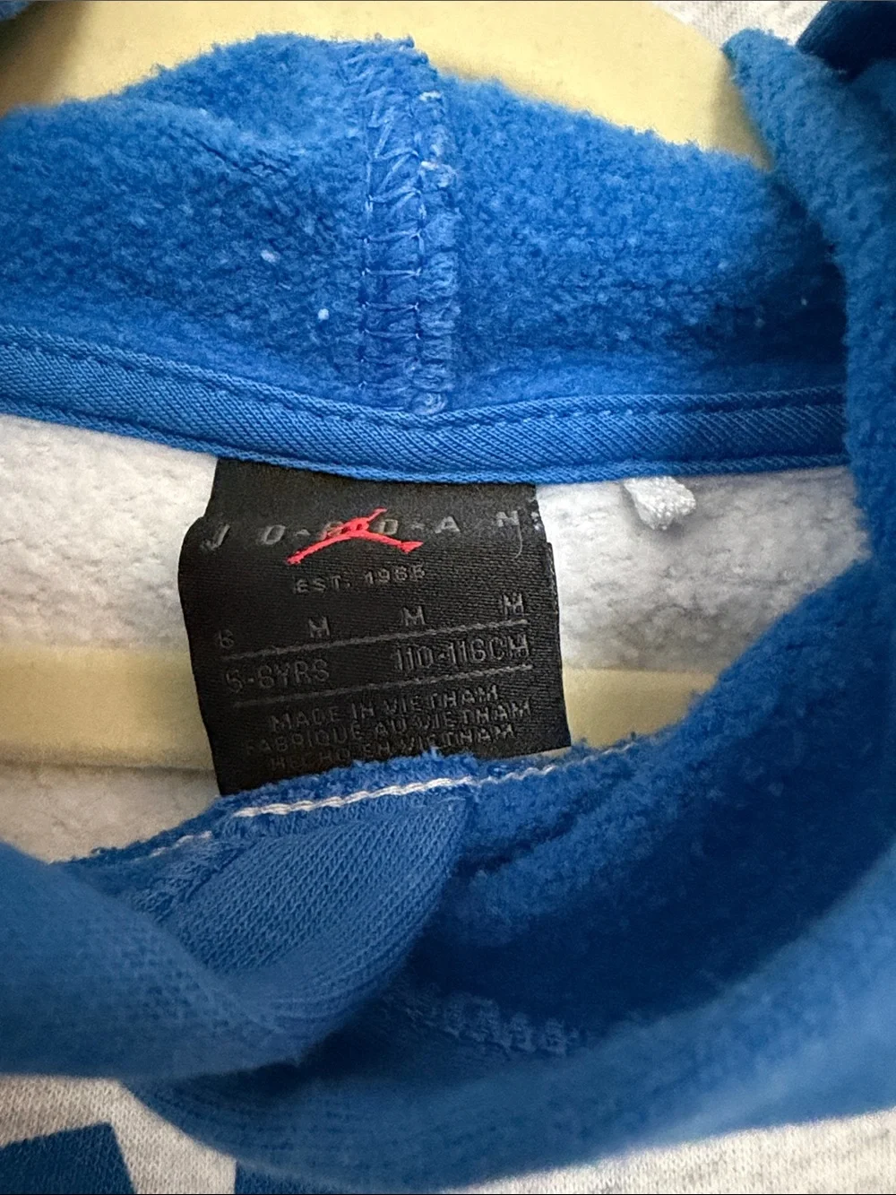 Jordan | (6) Kids' Gray & Blue Sweatshirt and Joggers Set